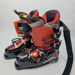 Salomon Mission RS7 Ski Boots black and red Men's Size 26.5 (U.S. Men Size 8.5)